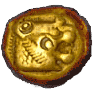 Electrum 1/3 stater, Kingdom of Lydia , early 7th century B.C. The Kings of Lydia are considered to be the earliest State authorities to use coins as we know them.